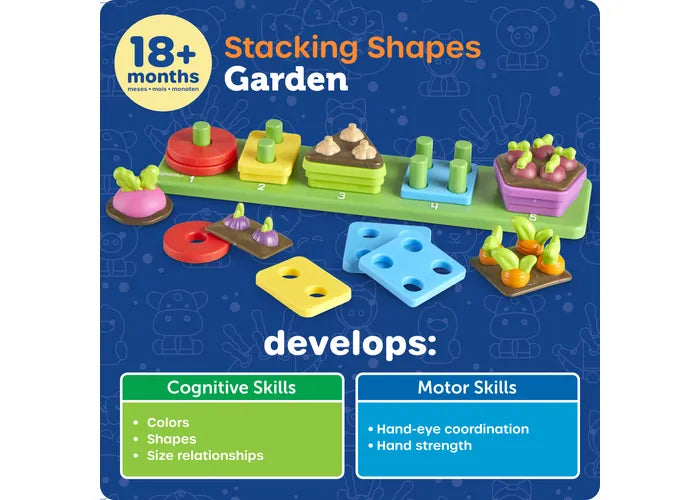 Learning Resources | stacking shapes garden