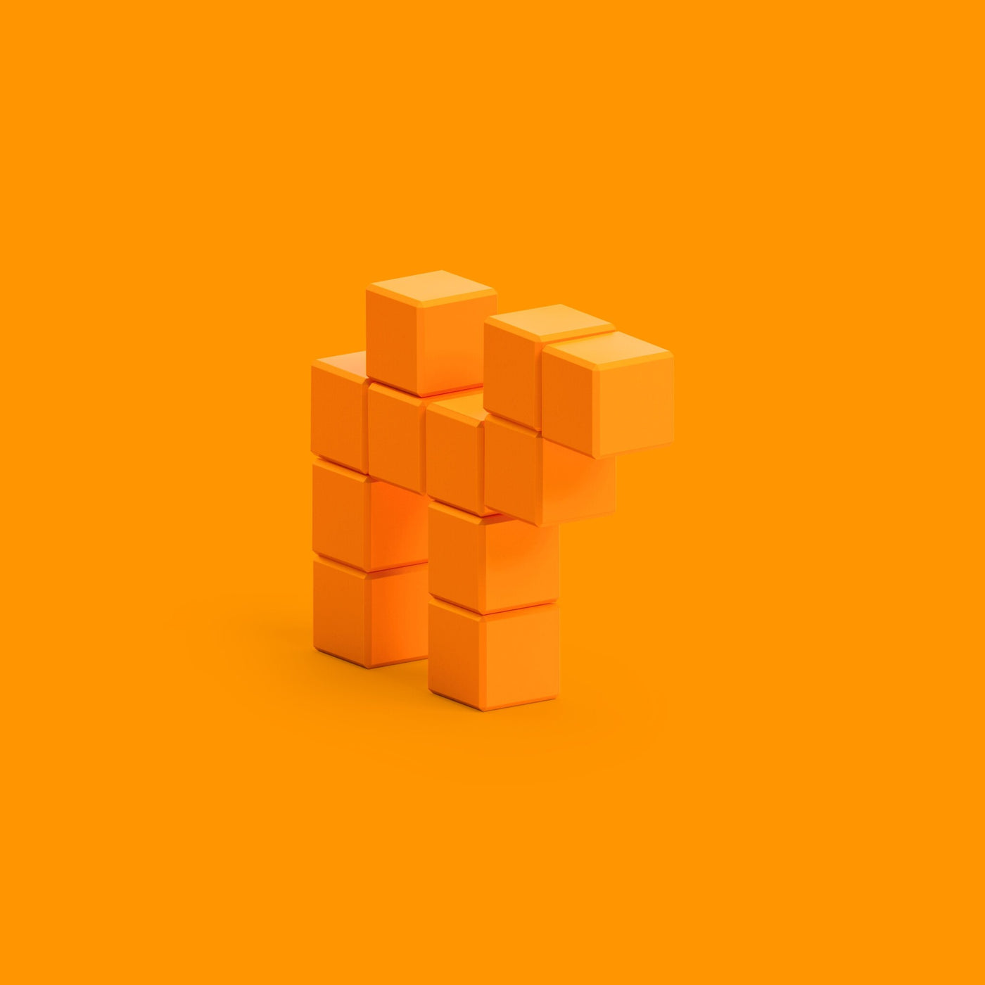 Pixio | Magnetische Blokken Color Series Orange Camel 11 Stuks