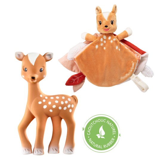 Sophie La Girafe | Giftset Fanfan Doudou Bijtring/Knuffeldoek