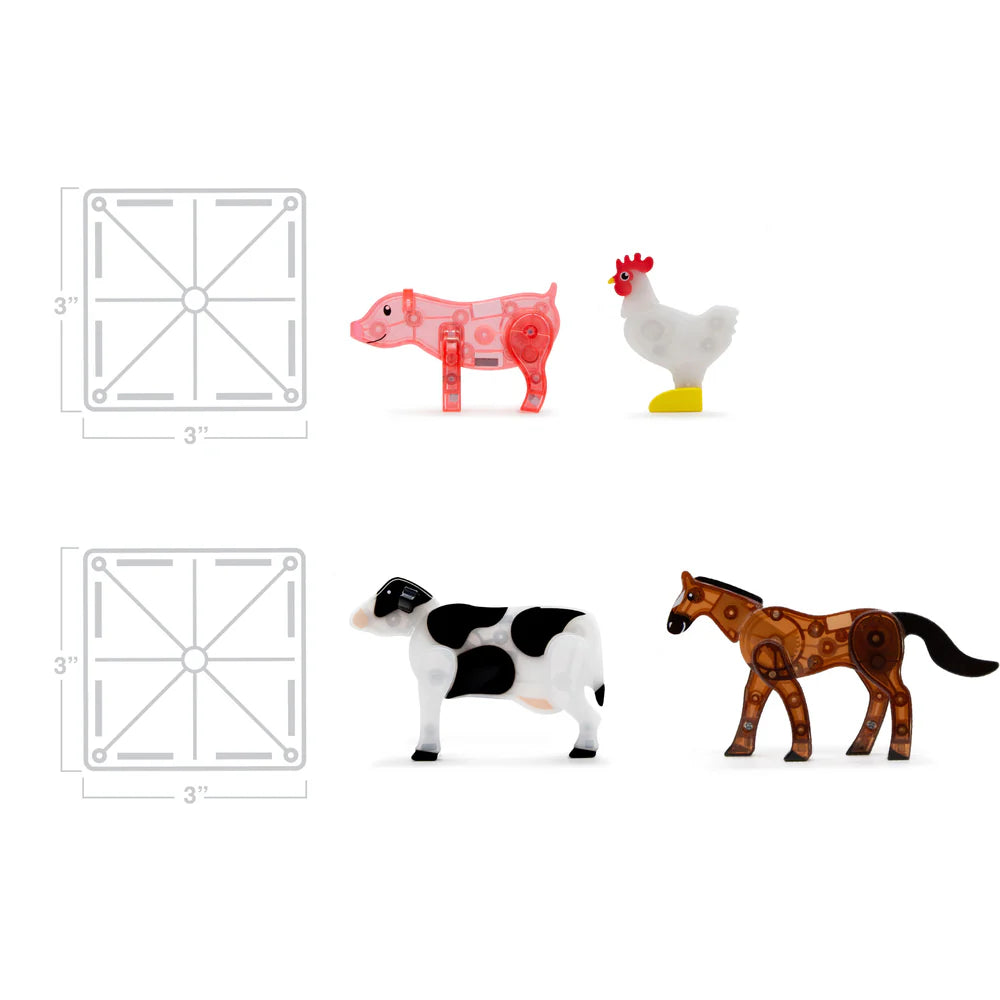 Magna-Tiles | Farm Animals 25 Stuks Set