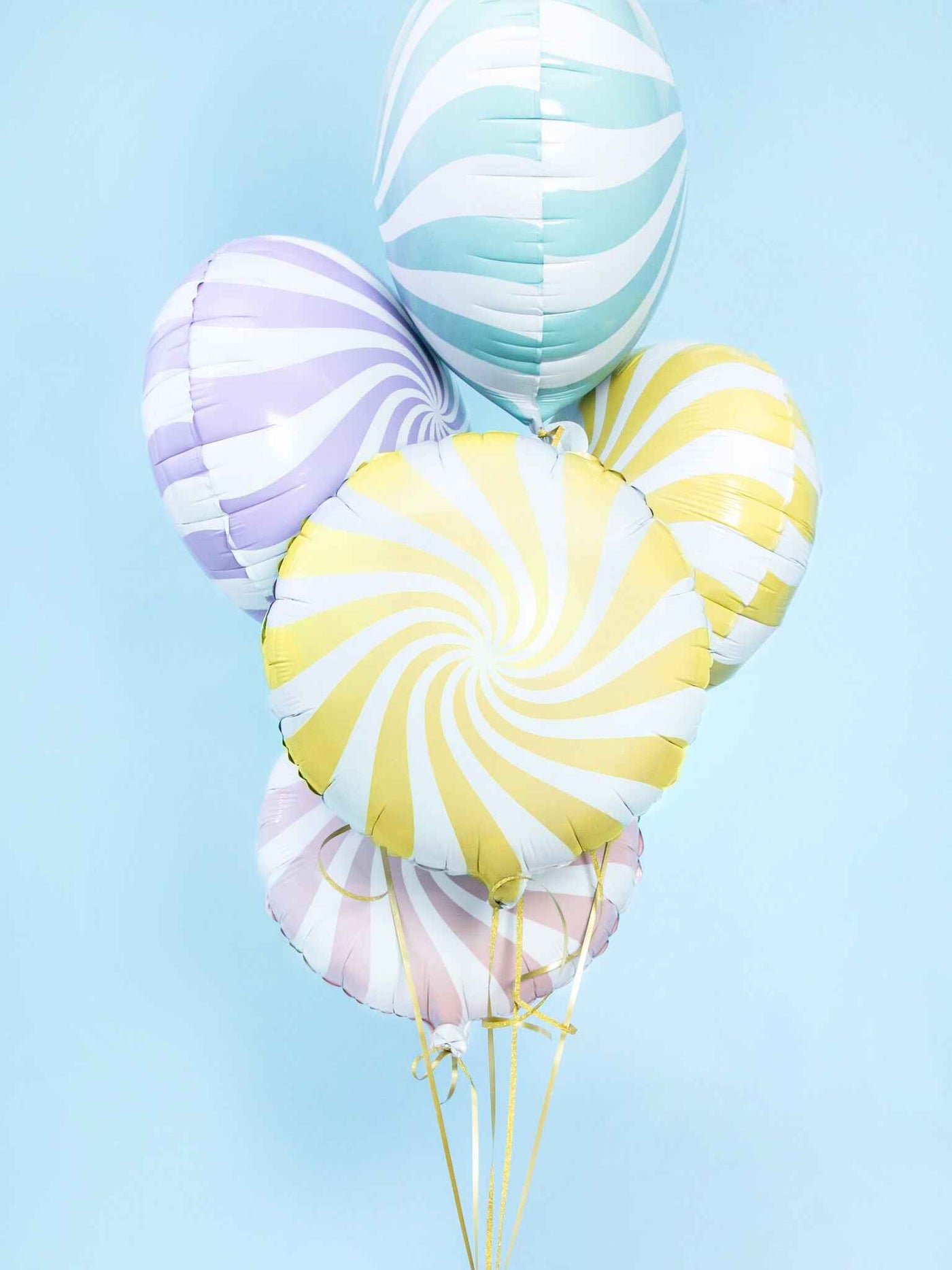 Party Deco Folieballon - Snoepje - Lichtgeel