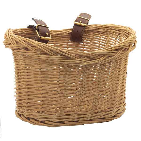 Bicycle basket - wicker basket - Trybike