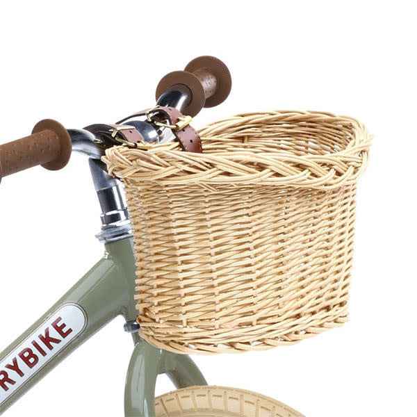 Bicycle basket - wicker basket - Trybike