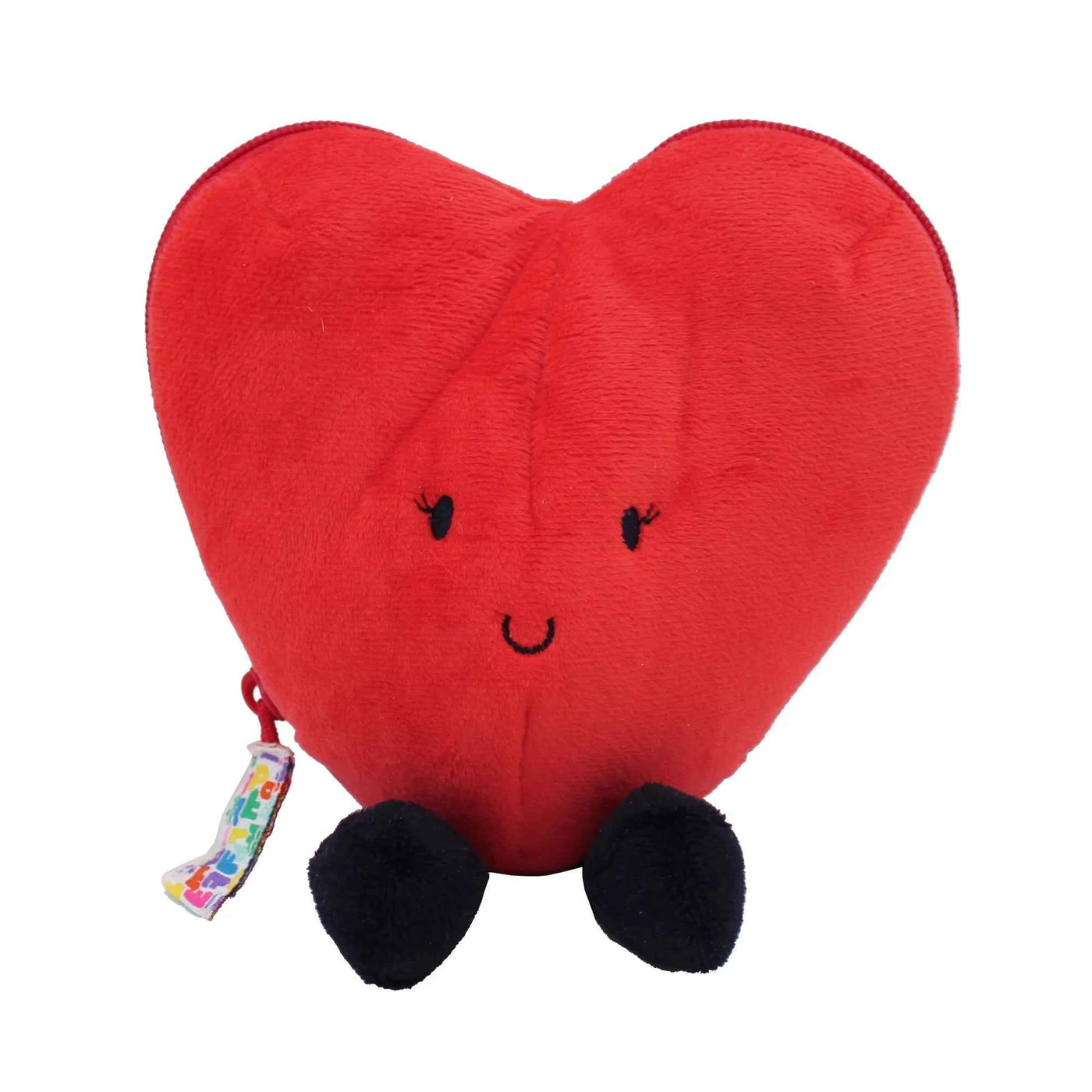 Les DÃ©glingos | Flipetz - Pluche Knuffel Rood Hart/Bloem