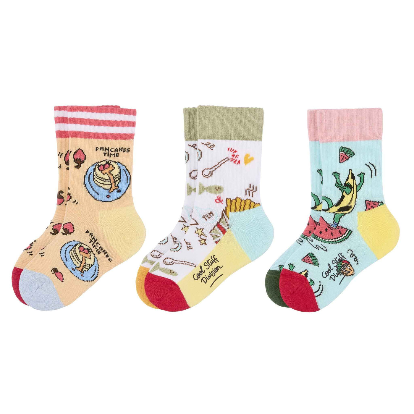 Hello Hossy | Socks Food 3 Pack