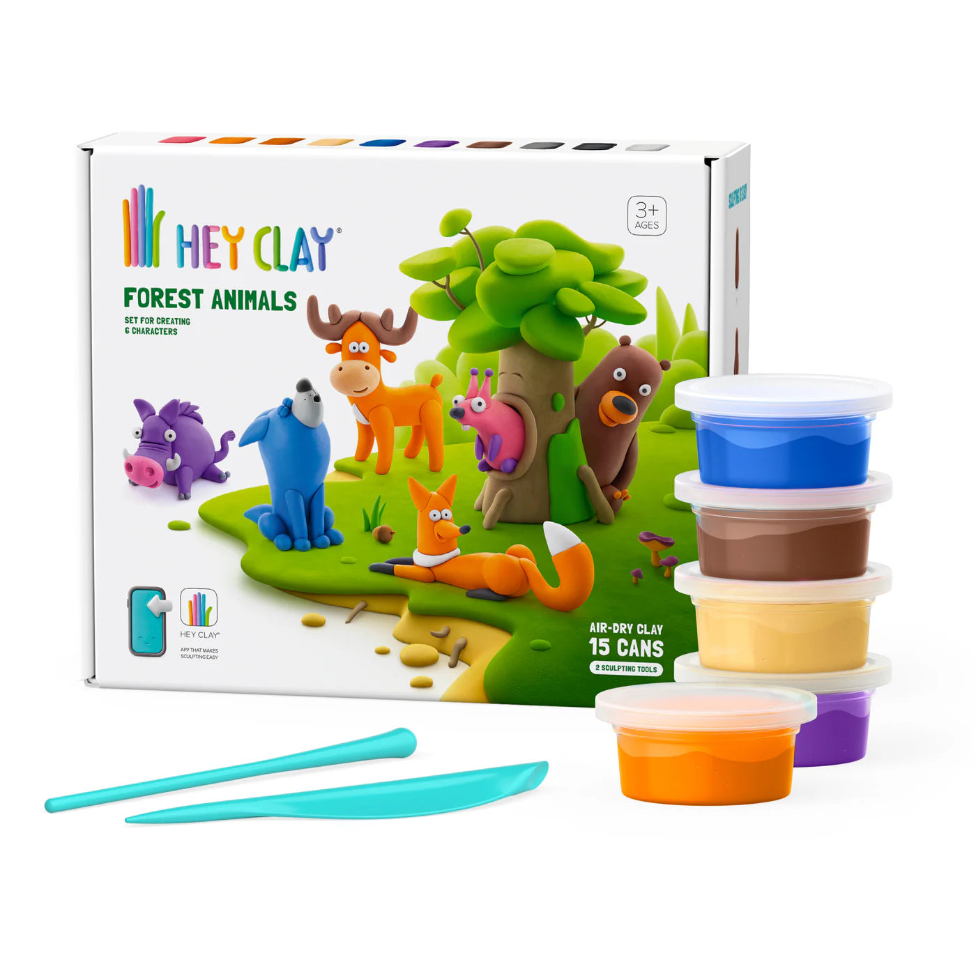 Hey Clay | Boetseerklei Bosdieren