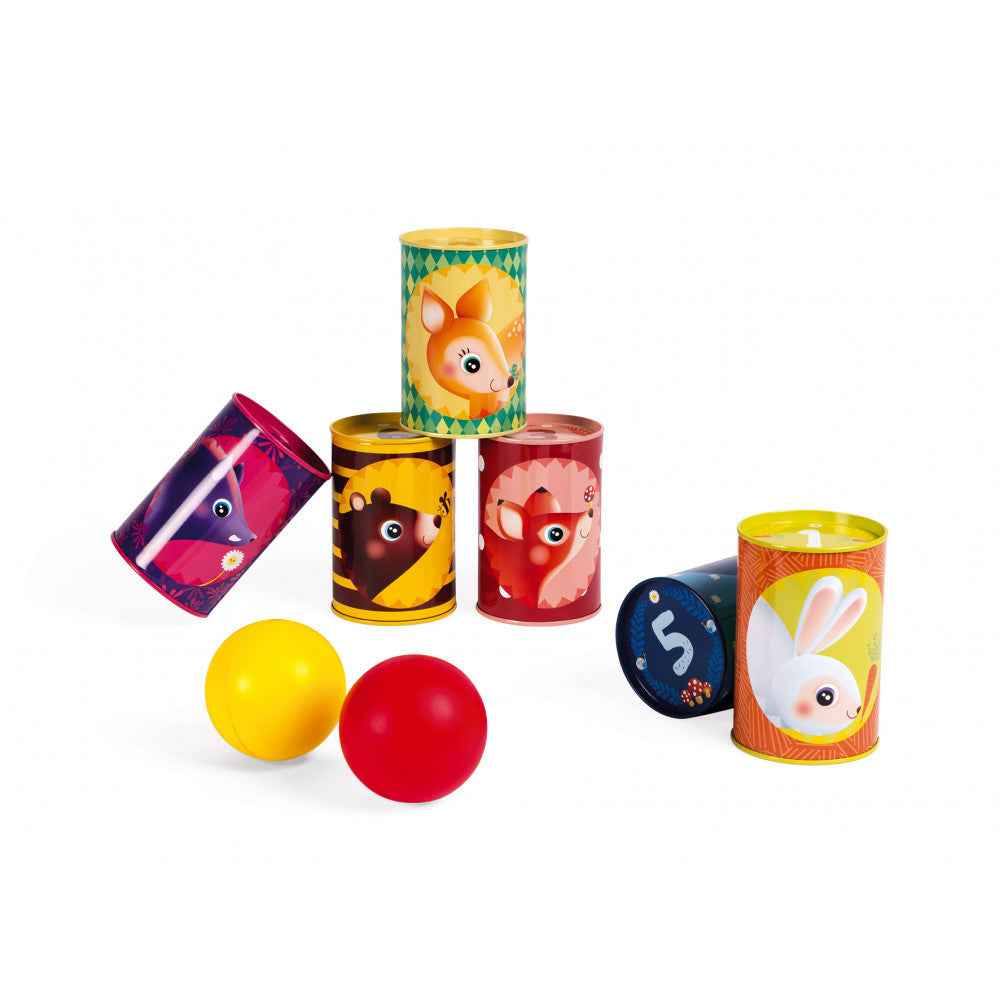 Janod | Forest Tin Can Toss