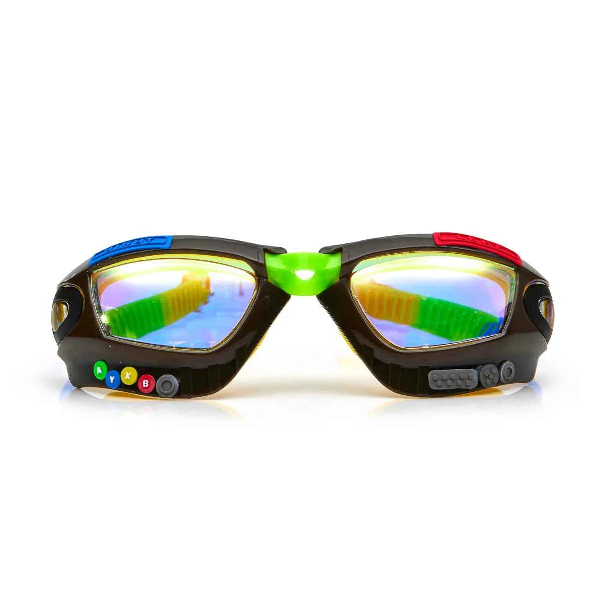 Bling2o | Gamer Jet Black Swimming Goggles +6Y