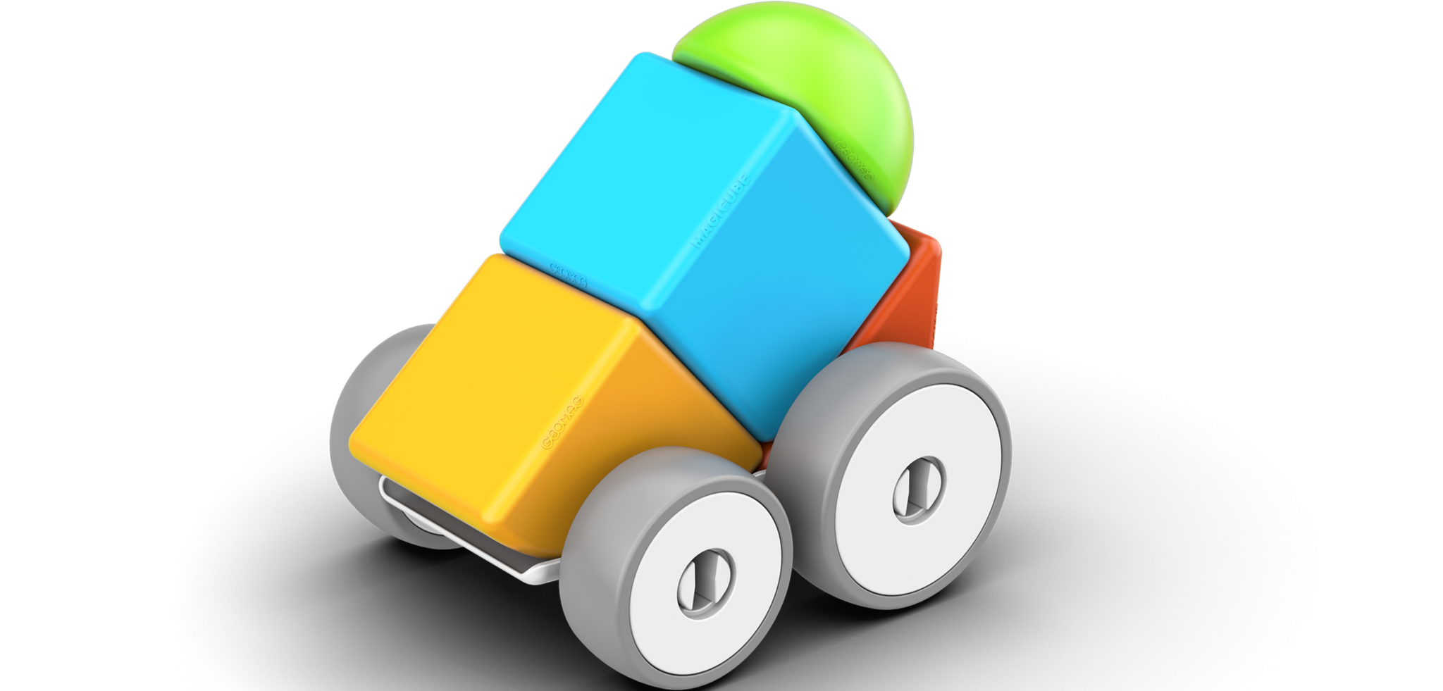 Geomag | Magicube Blokken Gerecycled Auto's 10 stuks