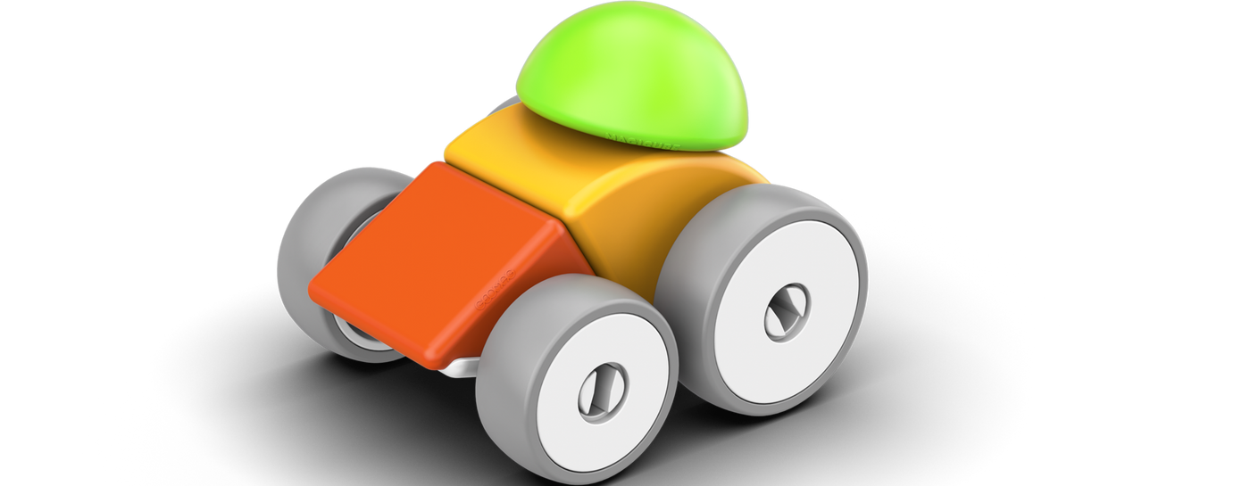 Geomag | Magicube Blokken Gerecycled Auto's 10 stuks