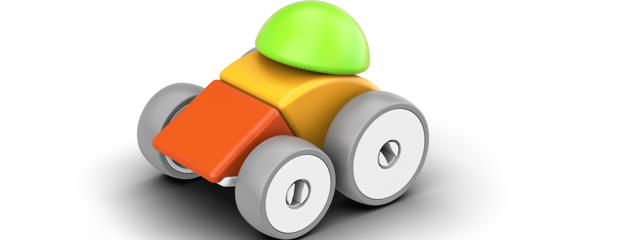 Geomag | Magicube Blokken Gerecycled Auto's 10 stuks