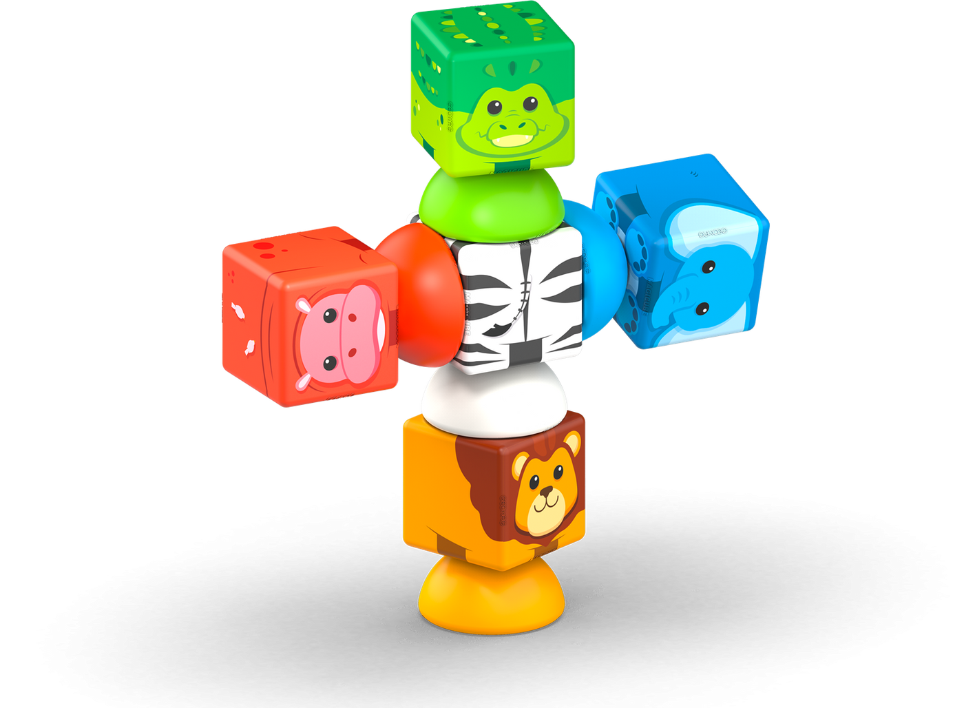 Geomag | Magicube Stacking Blocks Safari 10 Pieces