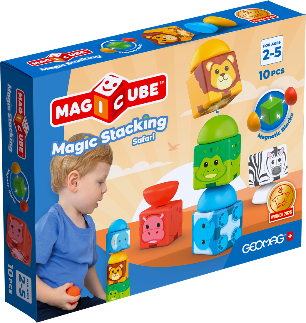 Geomag | Magicube Stacking Safari 10 Pieces