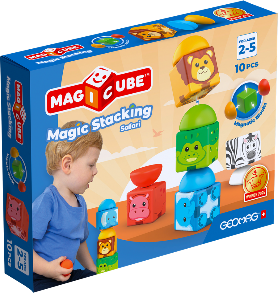 Geomag | Magicube Stacking Safari 10 Pieces