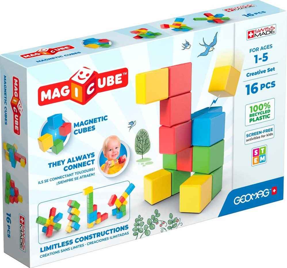 Geomag | Magicube Gerecycled Creatief Set 16 Stuks