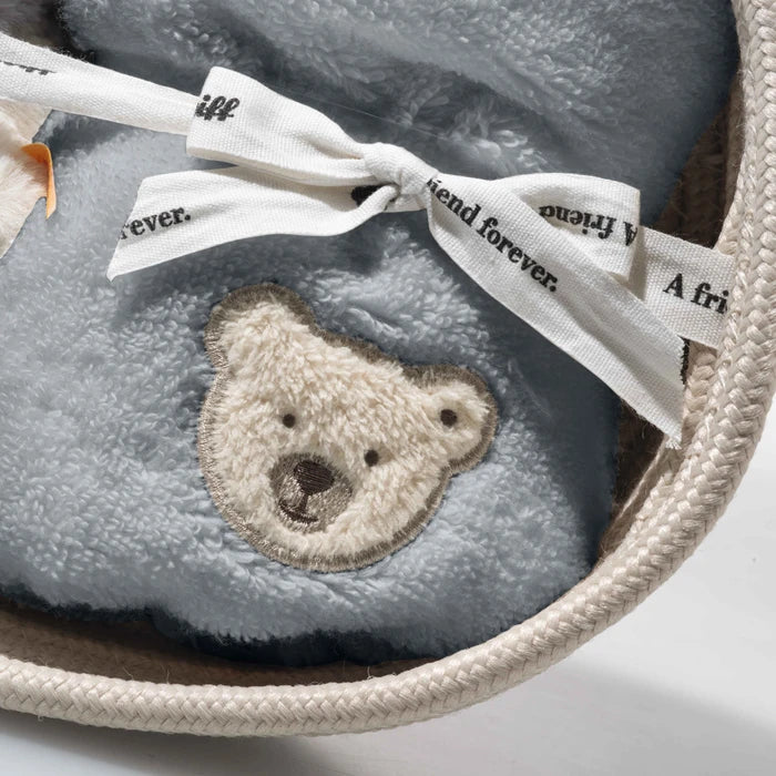 Steiff| Lio penguin with rattle and bib gift set