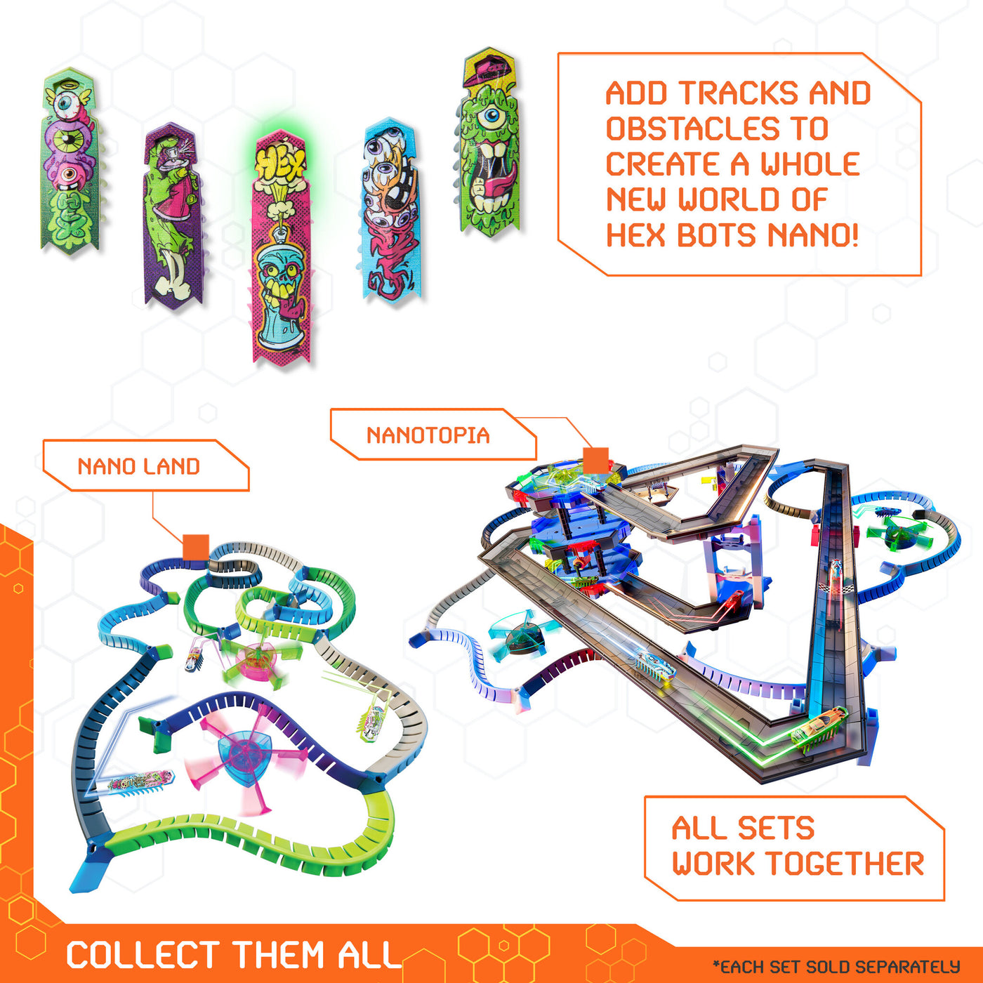 Hex Bots | Nano 5 Stuks