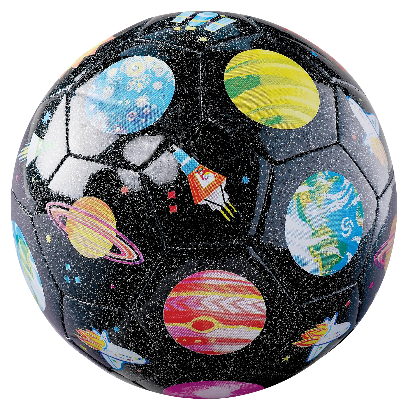 Crocodile Creek | Glitter Voetbal Ruimtevaart 18 cm