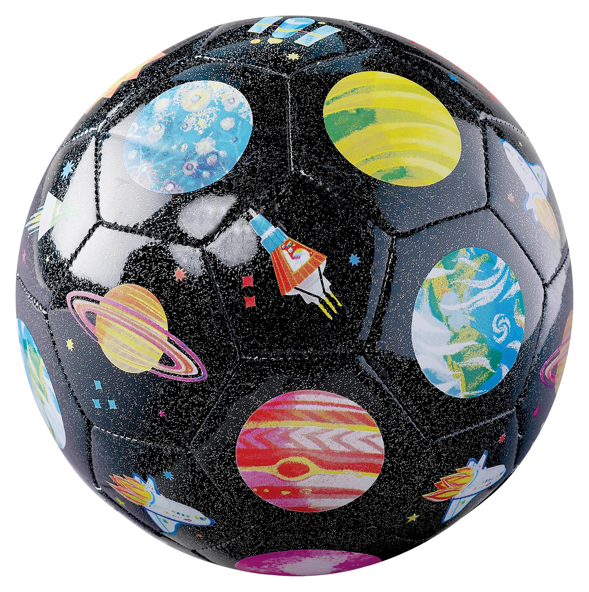 Crocodile Creek | Glitter Voetbal Ruimtevaart 18 cm