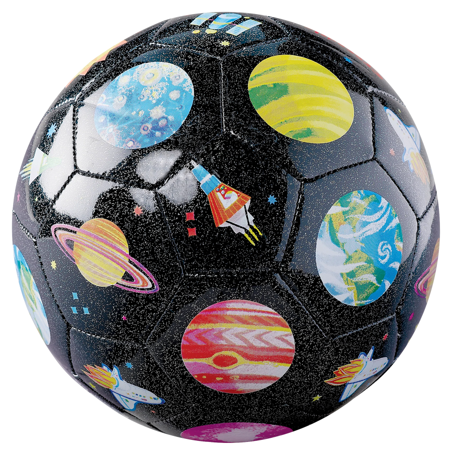 Crocodile Creek | Glitter Voetbal Ruimtevaart 18 cm