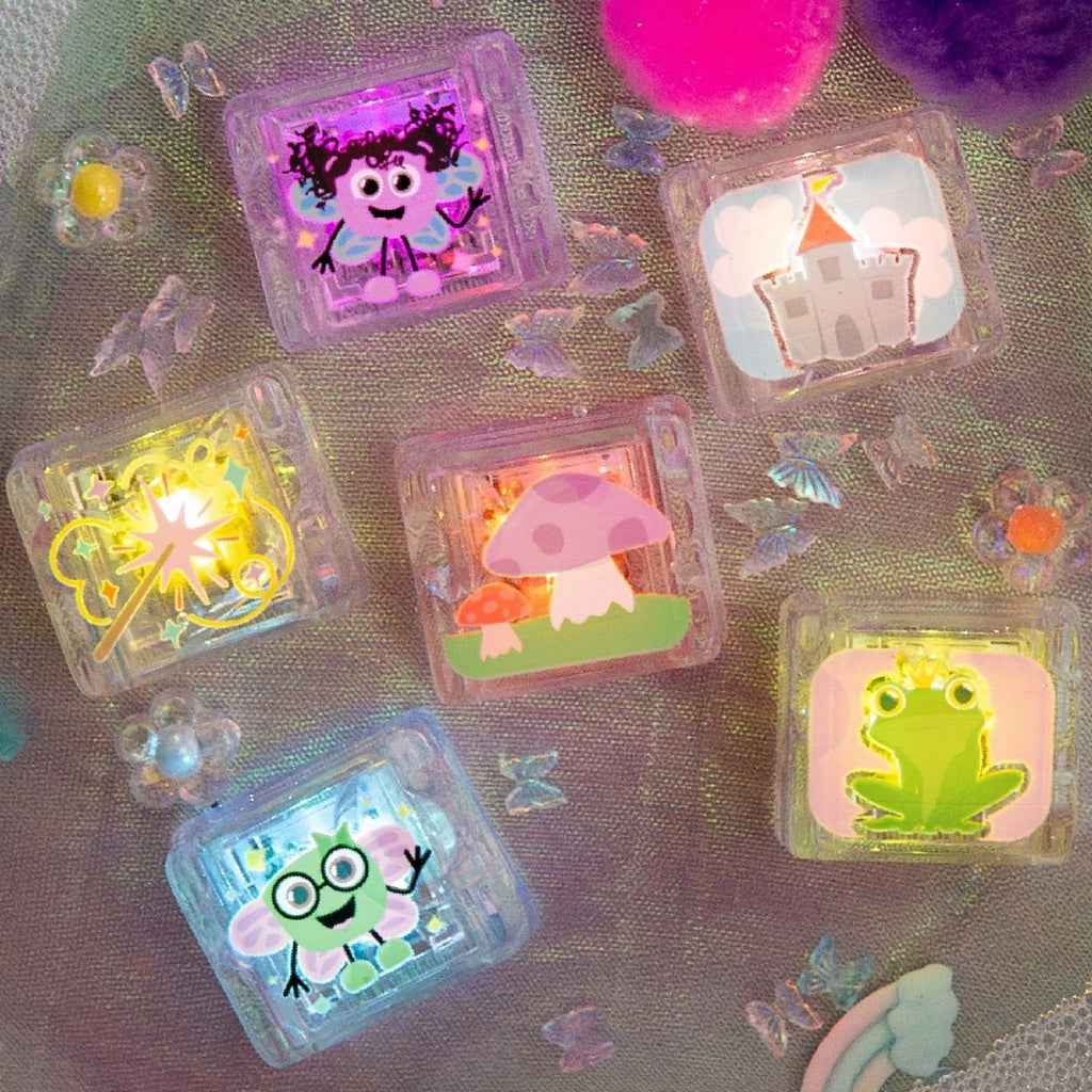 Glo Pals | Badspeelgoed Light Up Cubes Fairy 6-pack