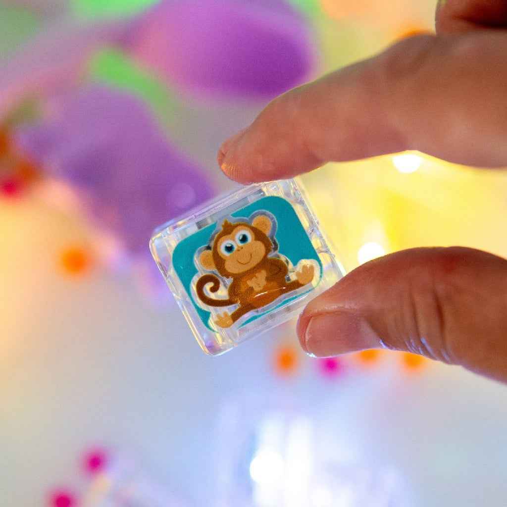 Glo Pals | Bath Toys Light-Up Cubes Zoo 6-pack