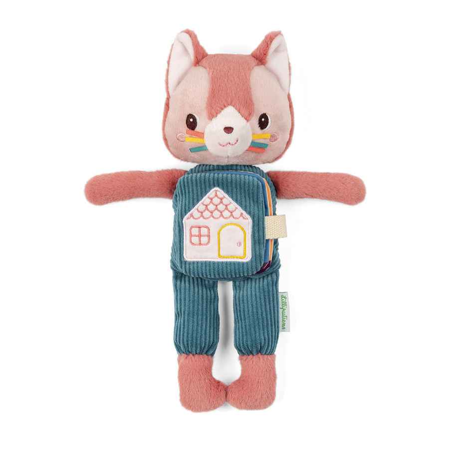Lilliputiens | Jeanne De Kat Glow-In-The-Dark Pluche En Stoffen Boek