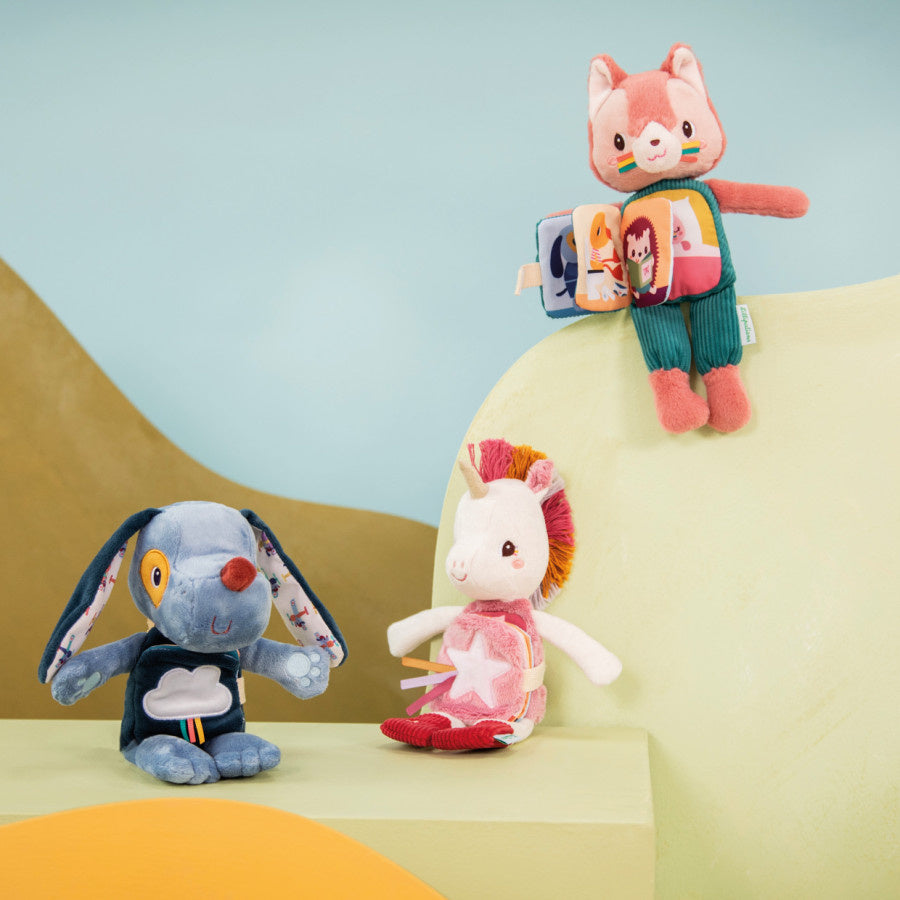 Lilliputiens | Jeanne De Kat Glow-In-The-Dark Pluche En Stoffen Boek