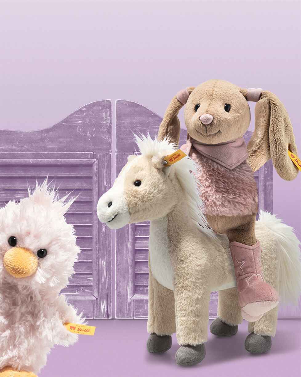 Steiff | Gola horse 27 blond standing