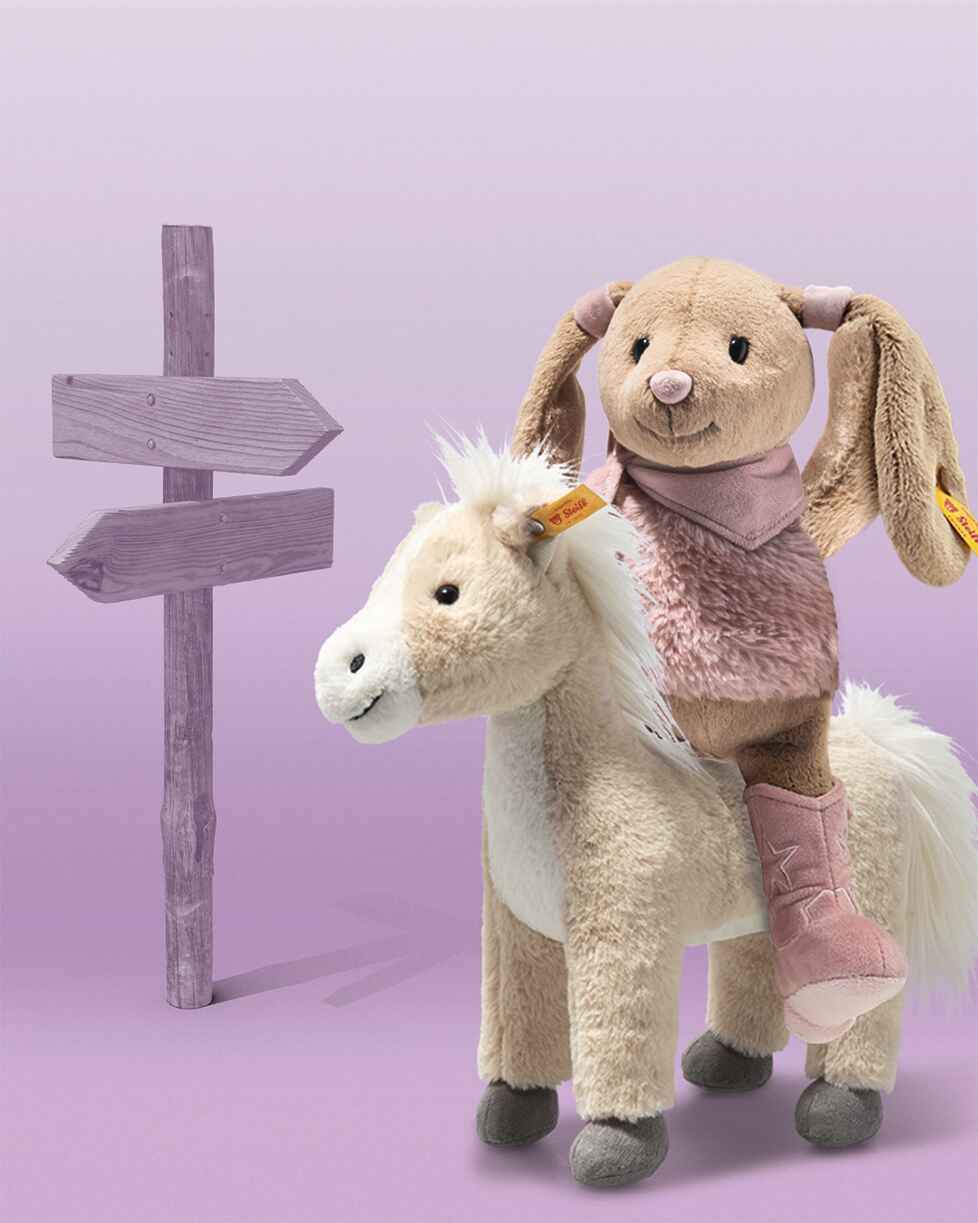 Steiff | Gola horse 27 blond standing