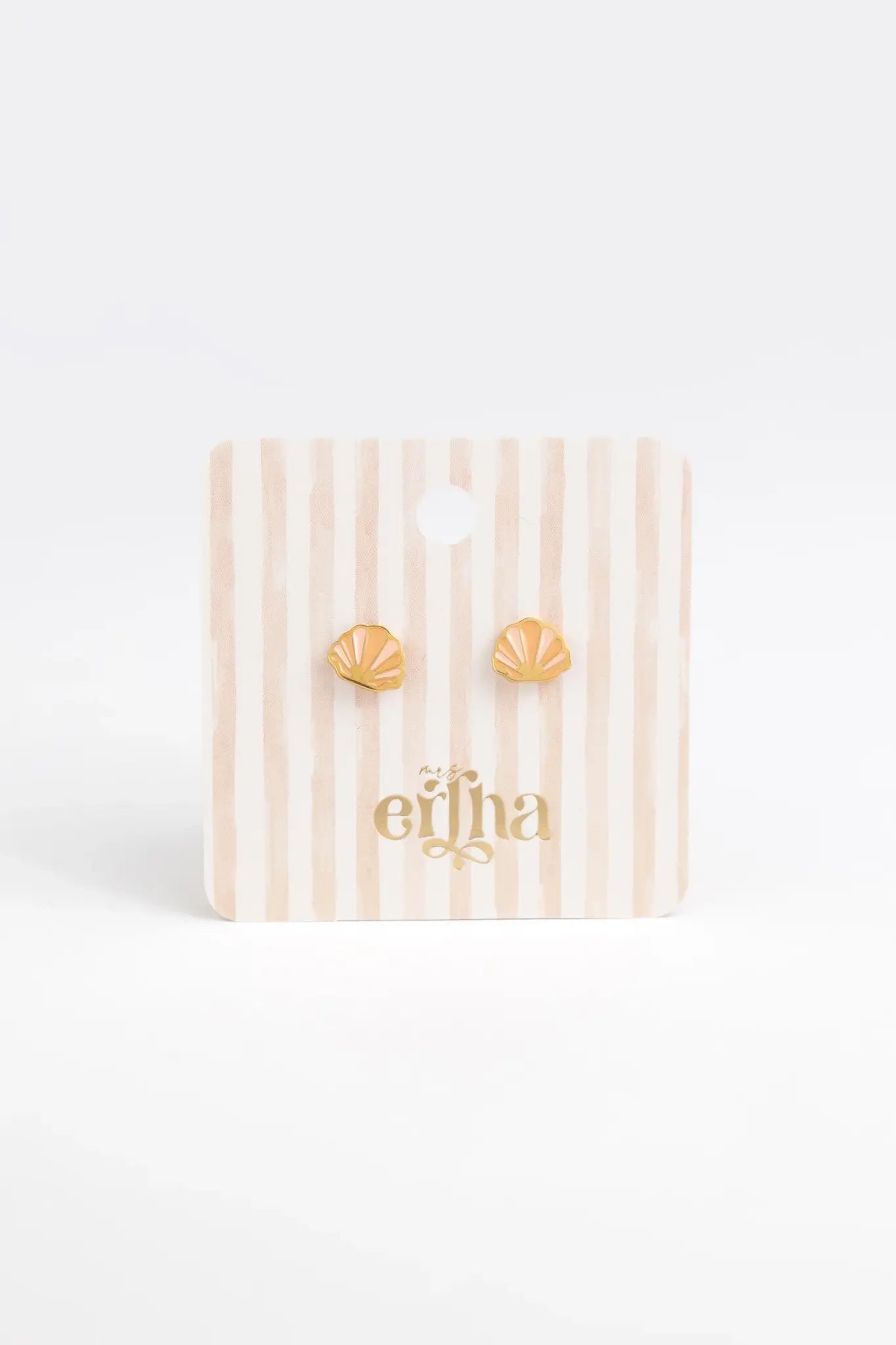 Mrs Ertha | Oorbellen Golden Shell