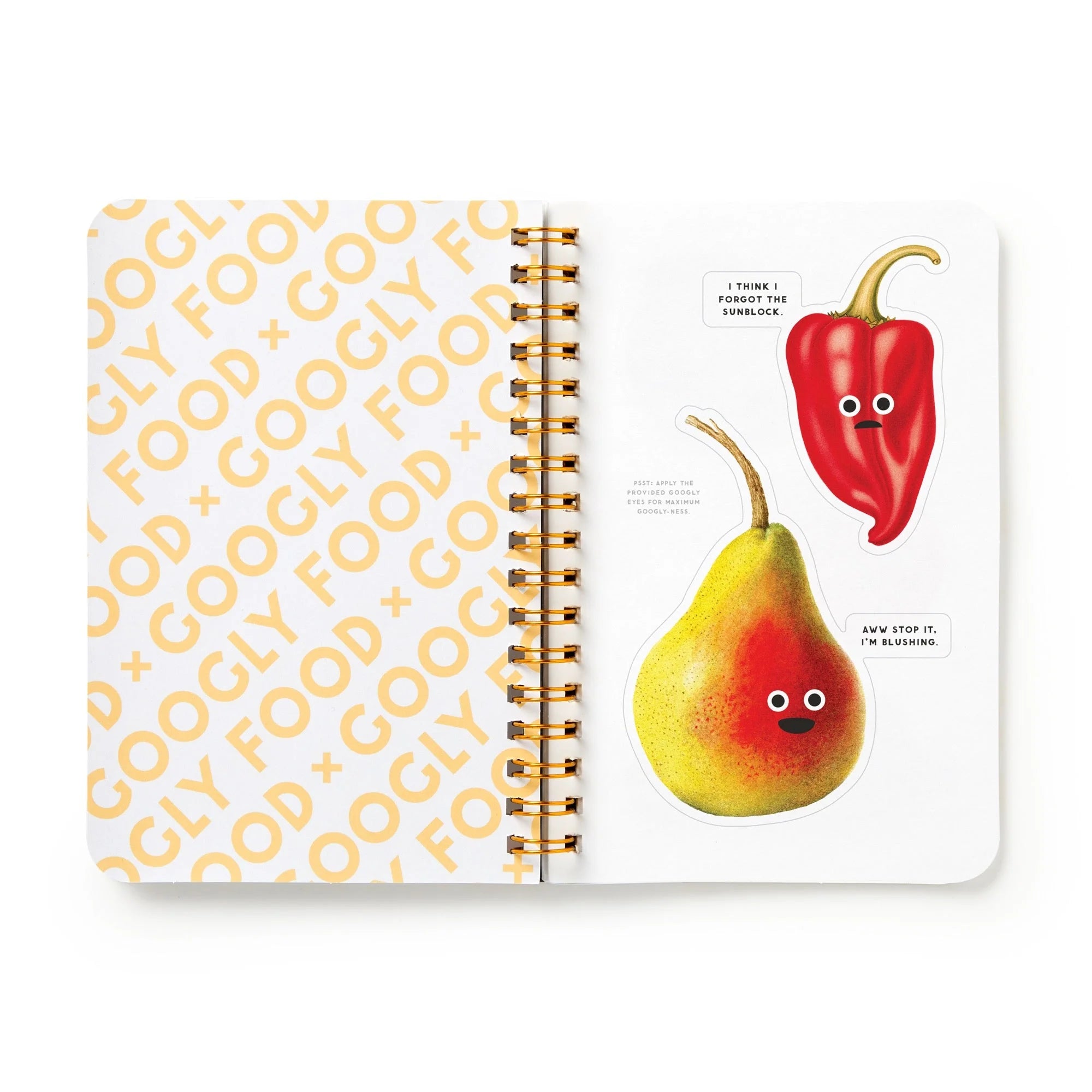 New Mags | Googly Food Sticker Boek