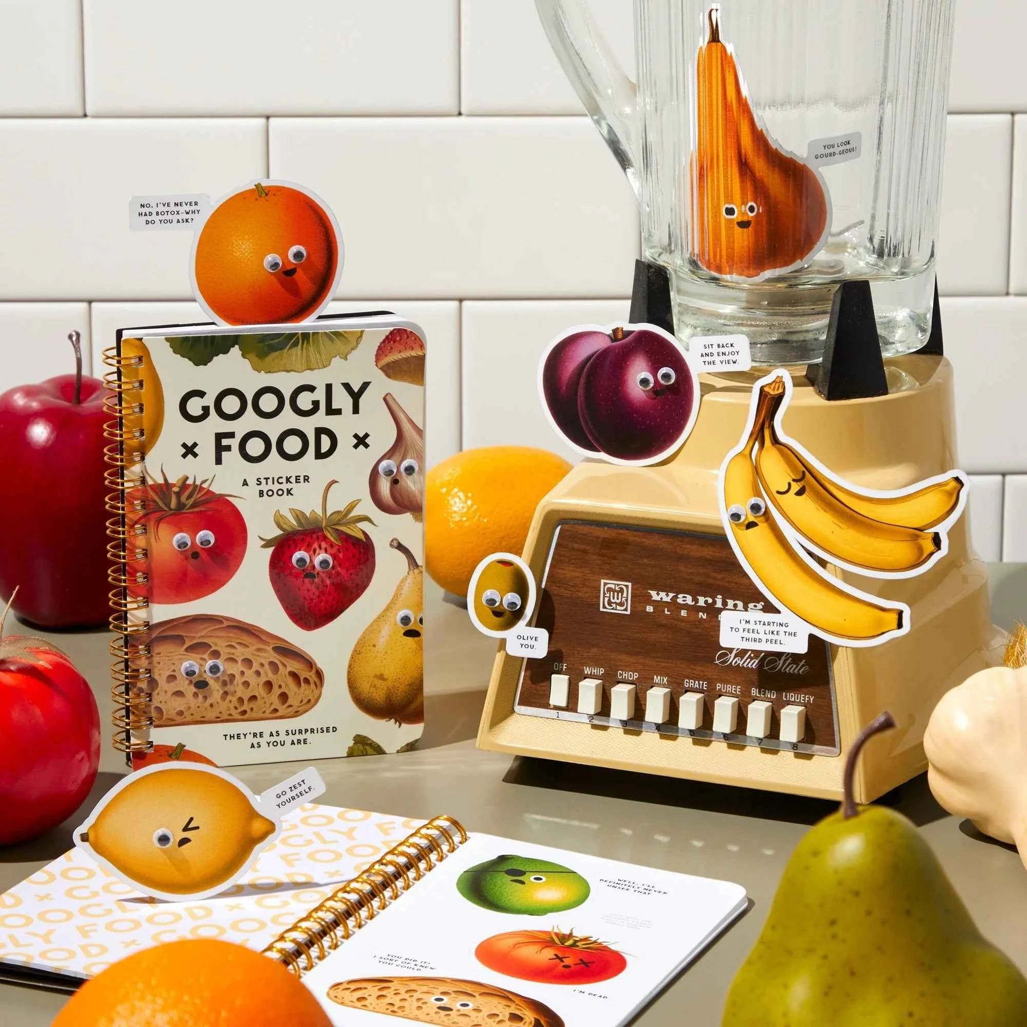 New Mags | Googly Food Sticker Book