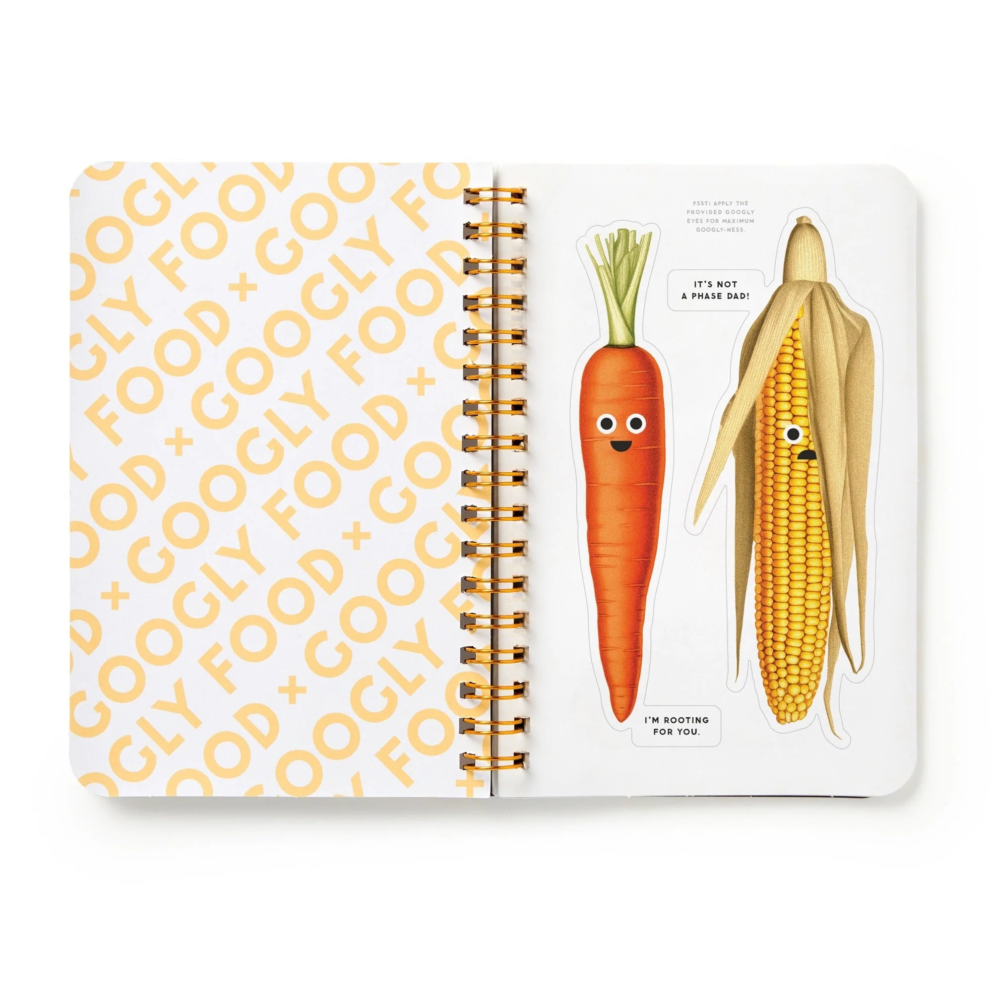 New Mags | Googly Food Sticker Boek