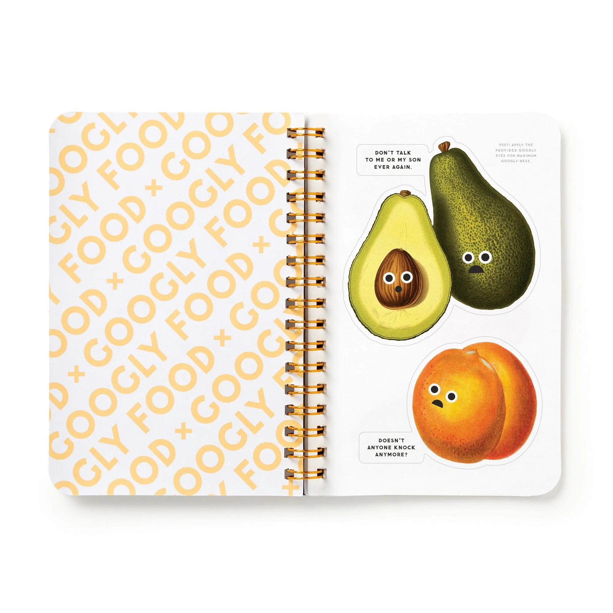 New Mags | Googly Food Sticker Boek