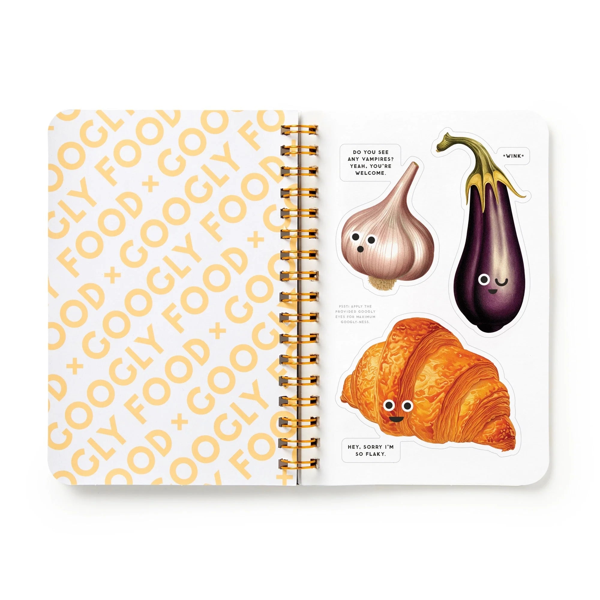 New Mags | Googly Food Sticker Boek