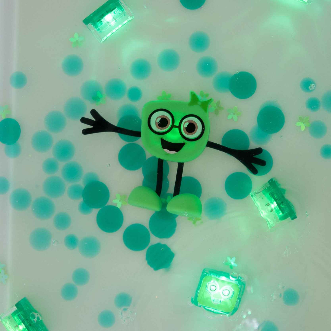 Glo Pals Pipa, light Up Cubes, Characters, Groen, 1+2 Stuks