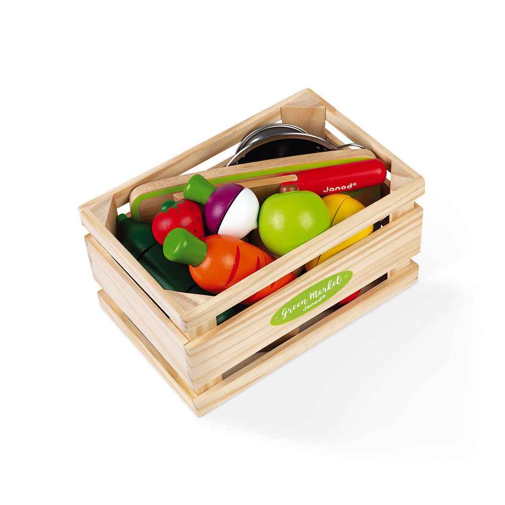 Janod | Vegetables & Fruit Green Market Maxi Set