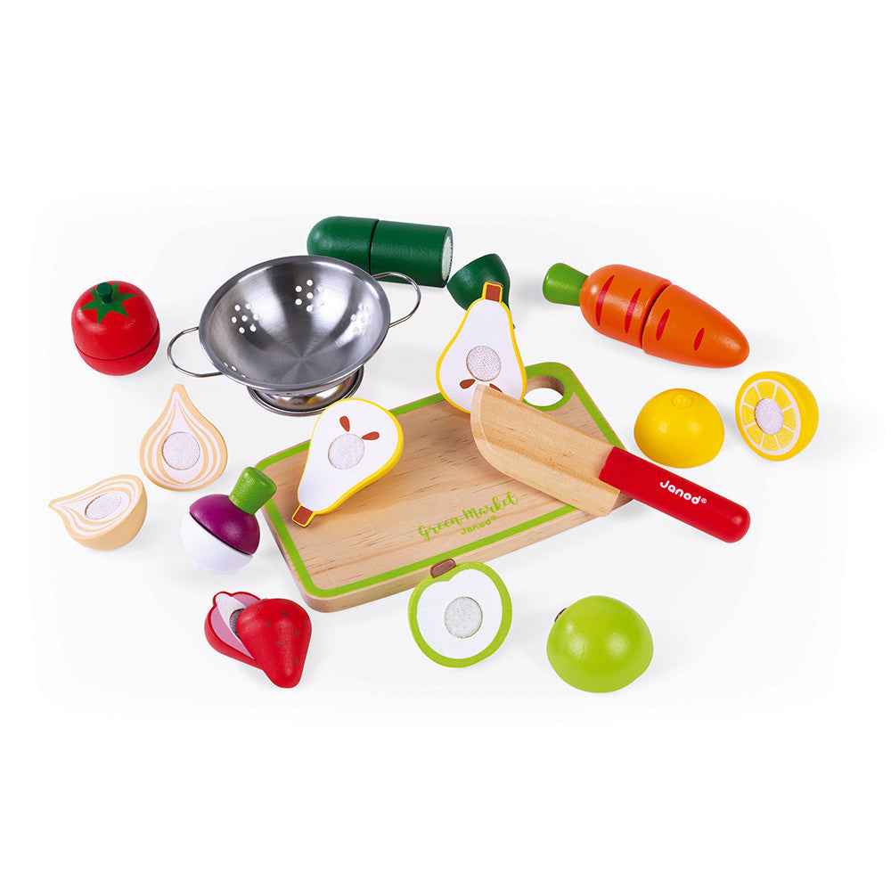 Janod | Veggies & Fruit Green Market Maxi Set