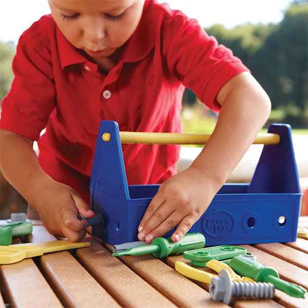 Green Toys gereedschapskist blauw