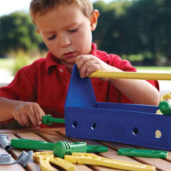 Green Toys gereedschapskist blauw