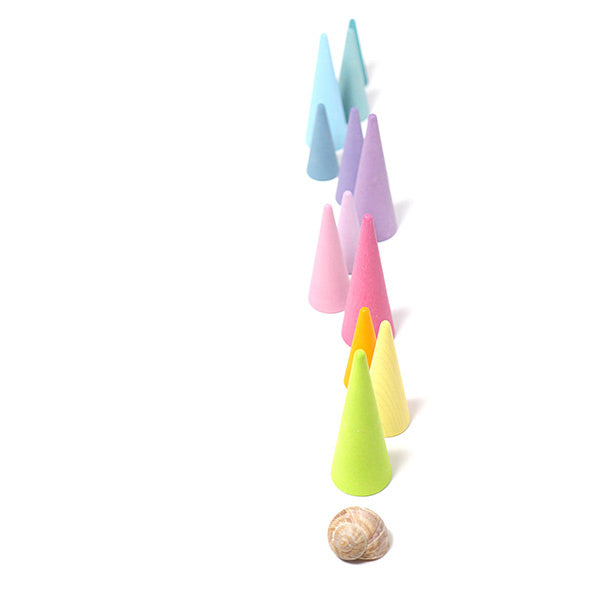 Grimm's | regenboog bos pastel - set van 12