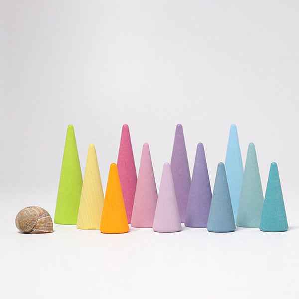 Grimm's Rainbow Forest pastel - set of 12