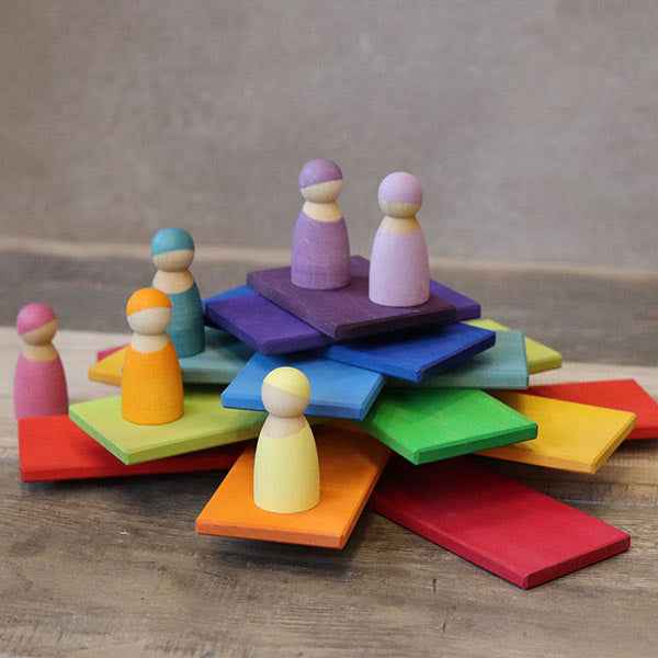 Grimm's Rainbow Building Plates
