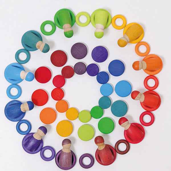 Grimm's regenboog vrienden 12 stuks