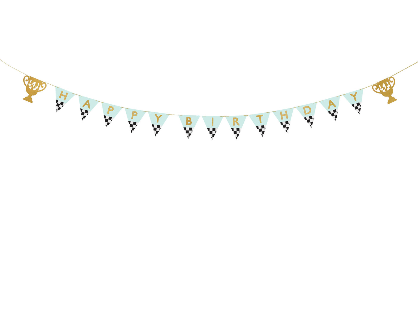 Party Deco Banner - Trofee Gelukkige Verjaardag