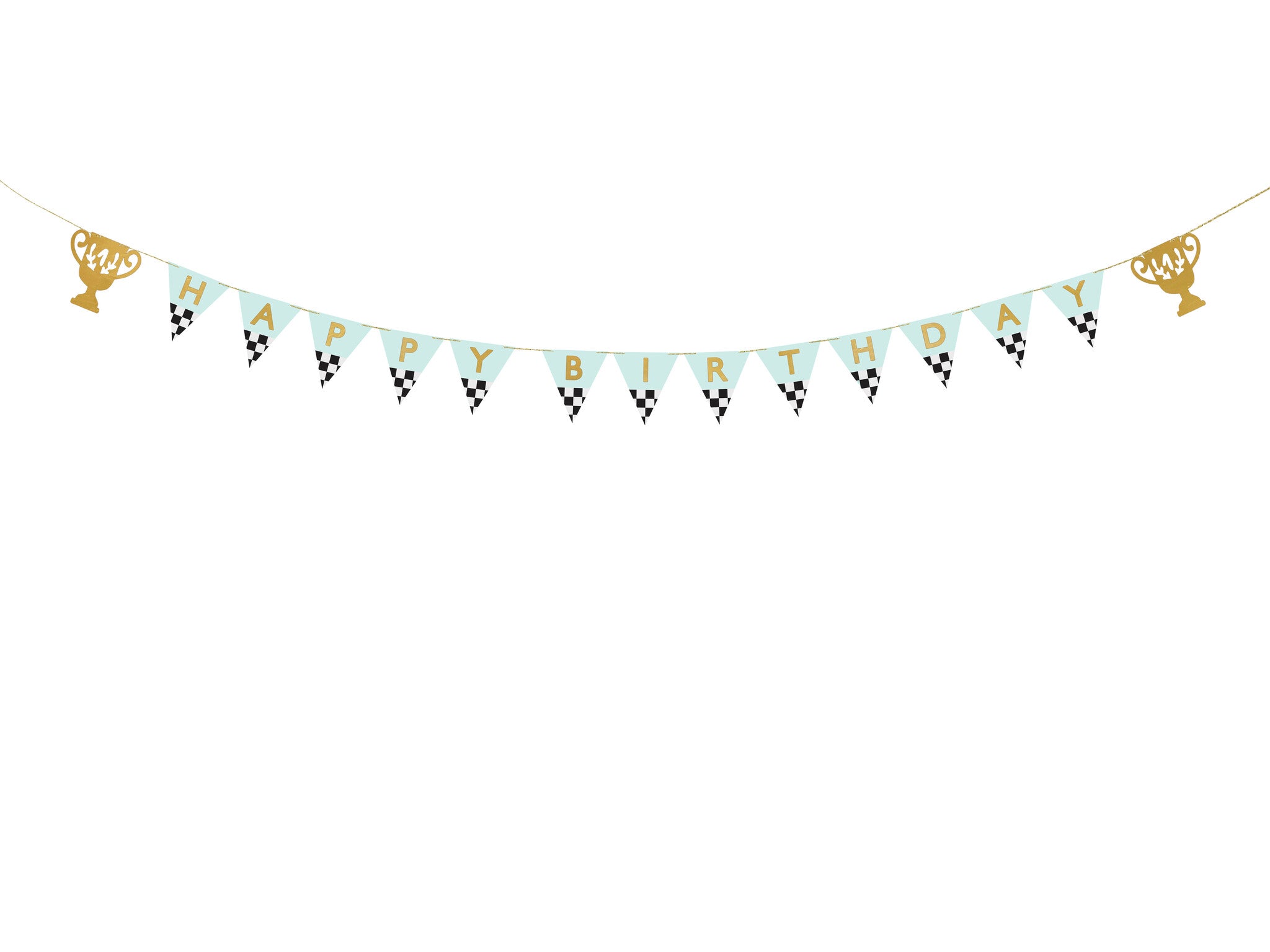 Party Deco Banner - Trofee Gelukkige Verjaardag