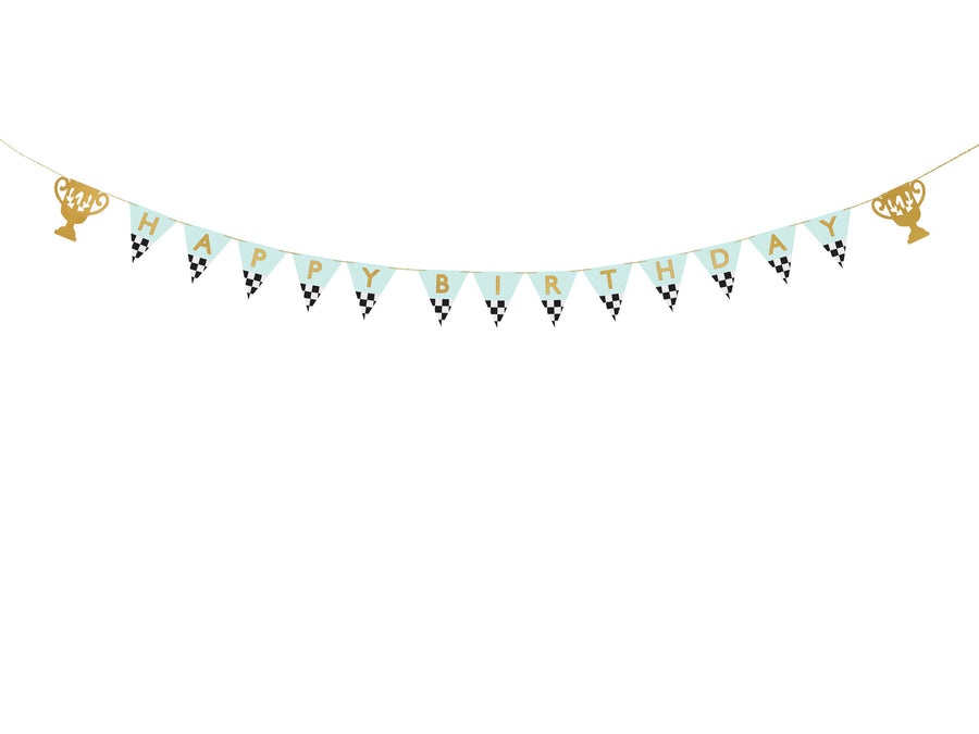 Party Deco Banner - Trofee Gelukkige Verjaardag