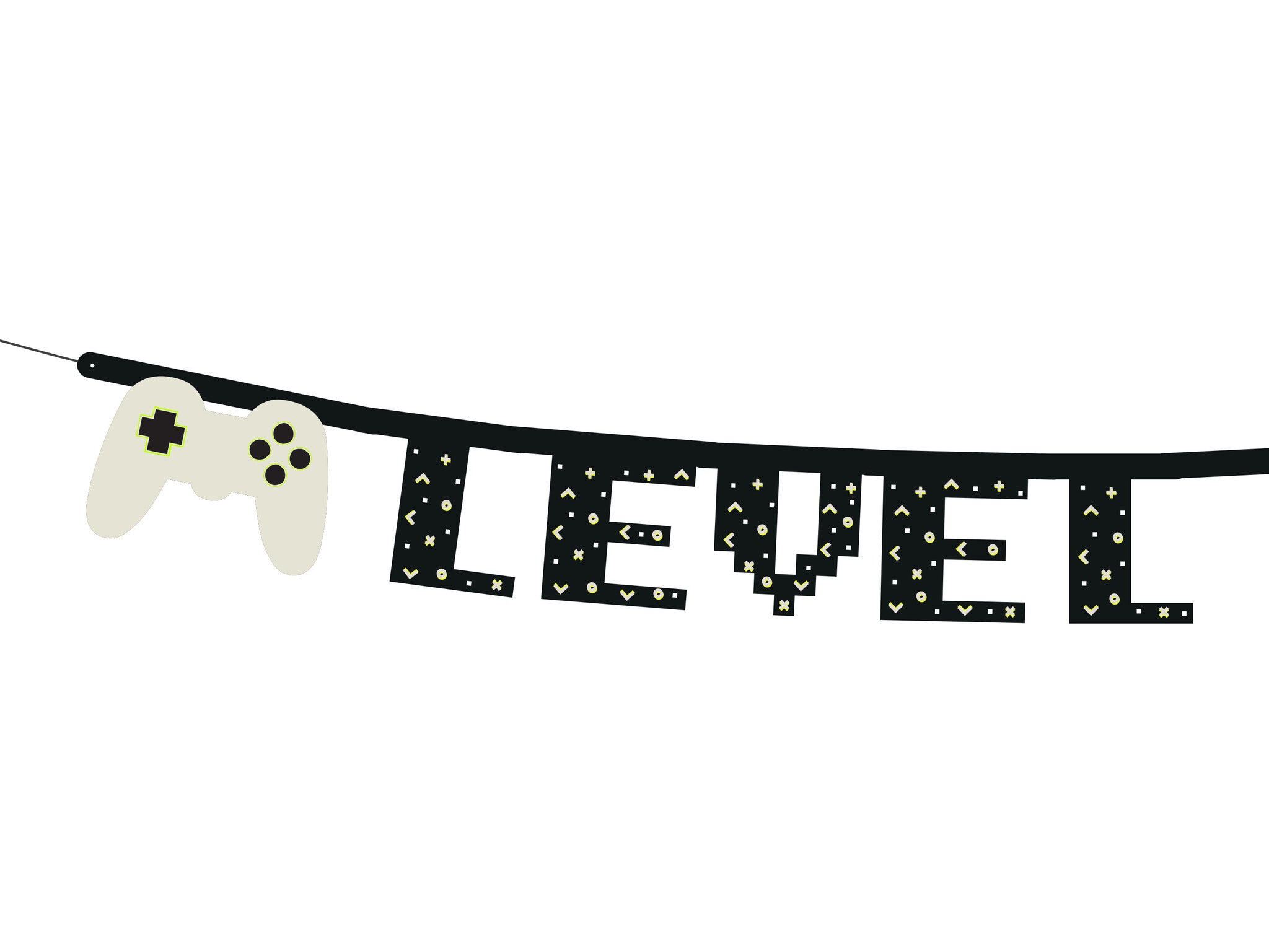 Party Deco Banner - Level Up