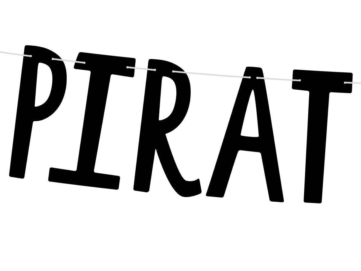 Party Deco Banner Piraten